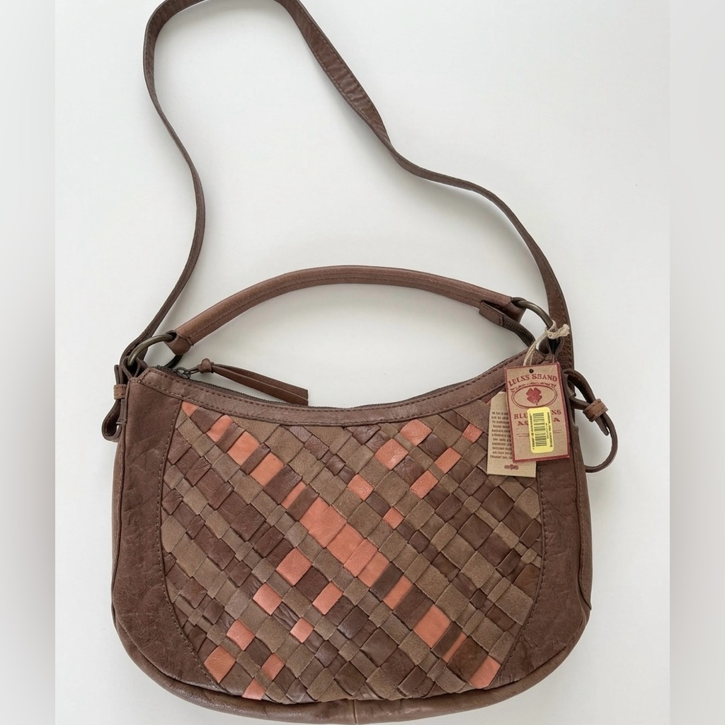 Lucky Brand Woven Leather Crossbody Bag